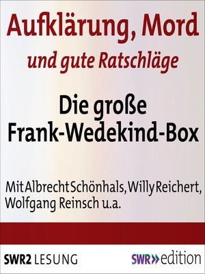cover image of Aufklärung, Mord und gute Ratschläge